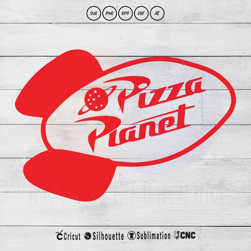Pizza Planet Shirt SVG PNG EPS DXF AI
