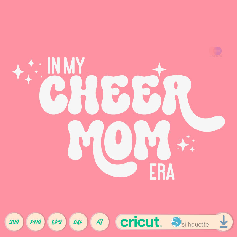 In my cheer mom era SVG PNG EPS DXF AI