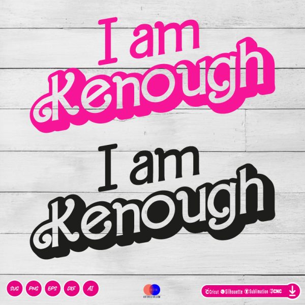 Ken iam kenough SVG PNG EPS DXF AI - Arts Vector