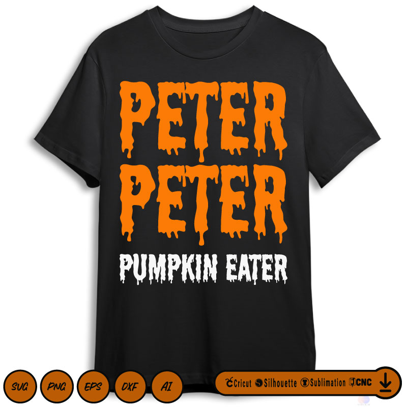 Peter peter pumpkin eater SVG PNG EPS DXF AI Vector
