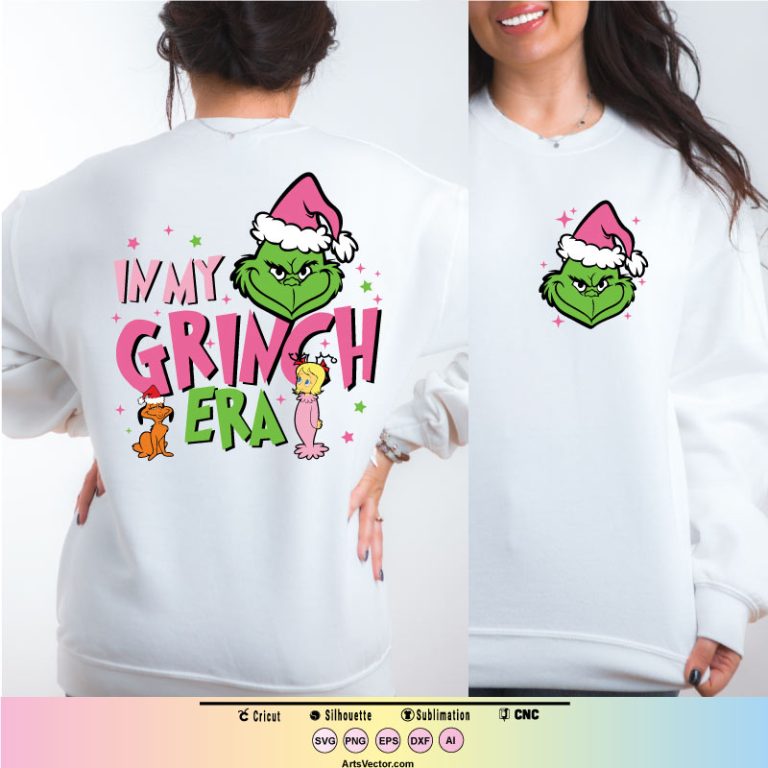 IN MY GRINCH ERA SVG PNG EPS DXF AI Vector - Arts Vector