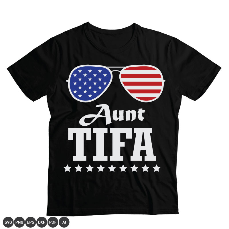 Aunt Tifa Bundle SVG PNG EPS DXF PDF AI Vector